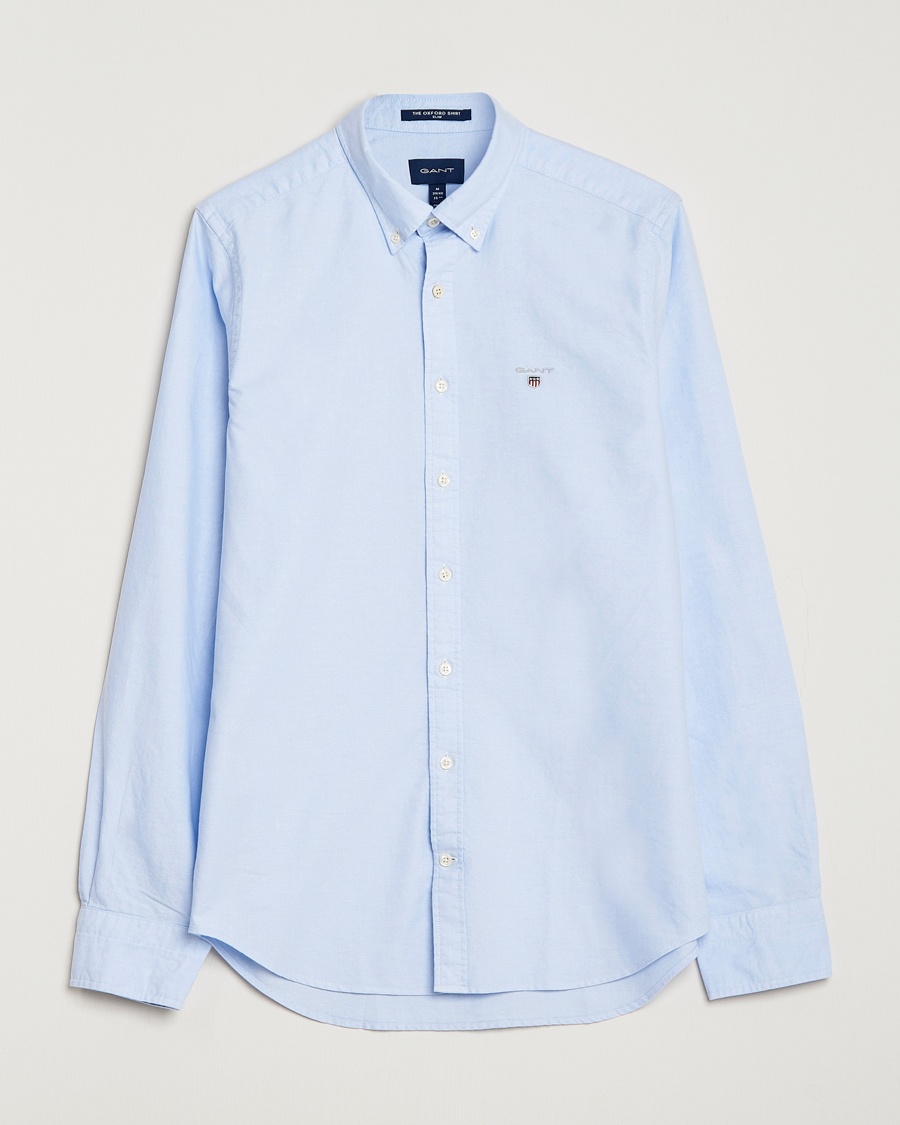 Herren | | GANT | Slim Fit Oxford Shirt Capri Blue