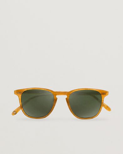Herren | Sommer-Styles | Garrett Leight | Brooks 47 Sunglasses Butterscotch/Green Polarized