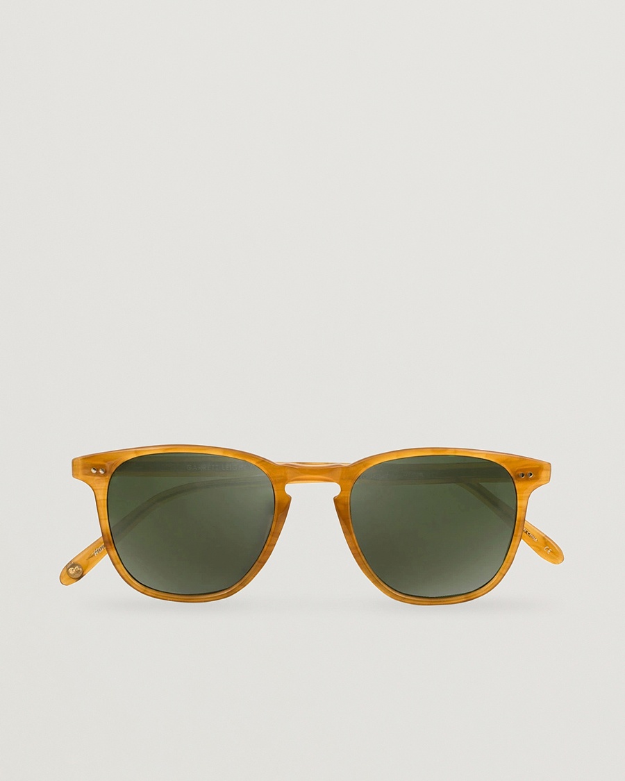 Herren | | Garrett Leight | Brooks 47 Sunglasses Butterscotch/Green Polarized