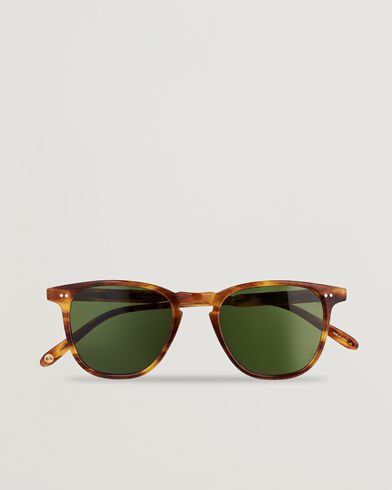 Herren | Gebogene Sonnenbrillen | Garrett Leight | Brooks 47 Sunglasses Pinewood/Pure Green