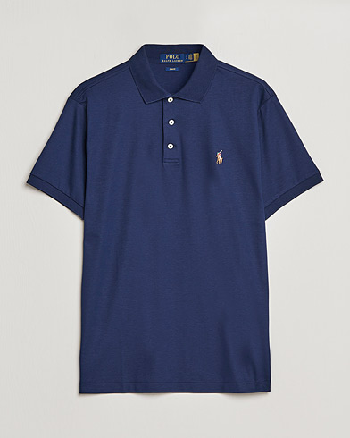 The Classics of Tomorrow |  Slim Fit Pima Cotton Polo French Navy