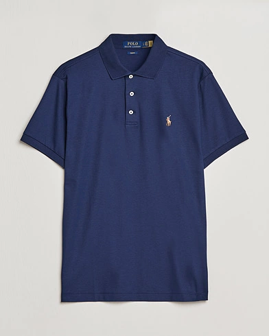 Herren | Polo Ralph Lauren | Polo Ralph Lauren | Slim Fit Pima Cotton Polo Refined Navy