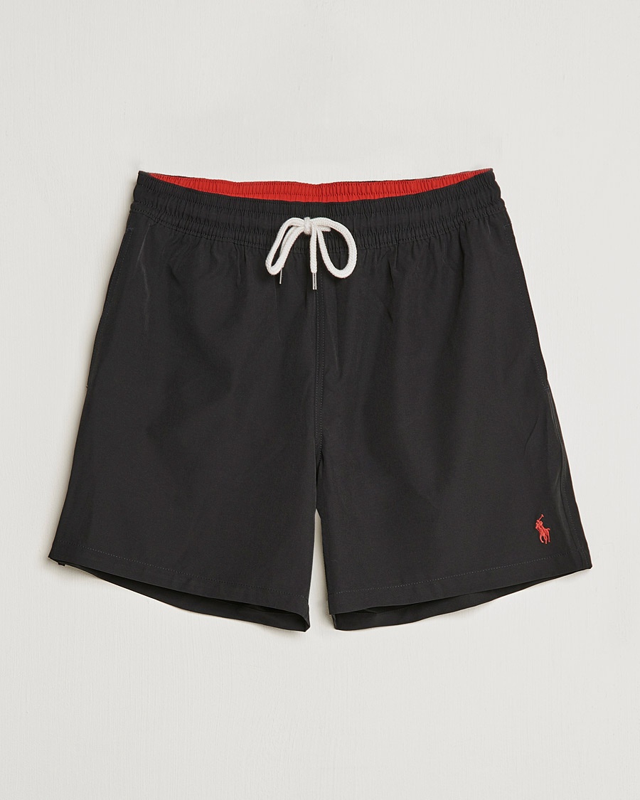 Polo Ralph Lauren Traveler Boxer Swim Shorts Polo Black – Schwarz