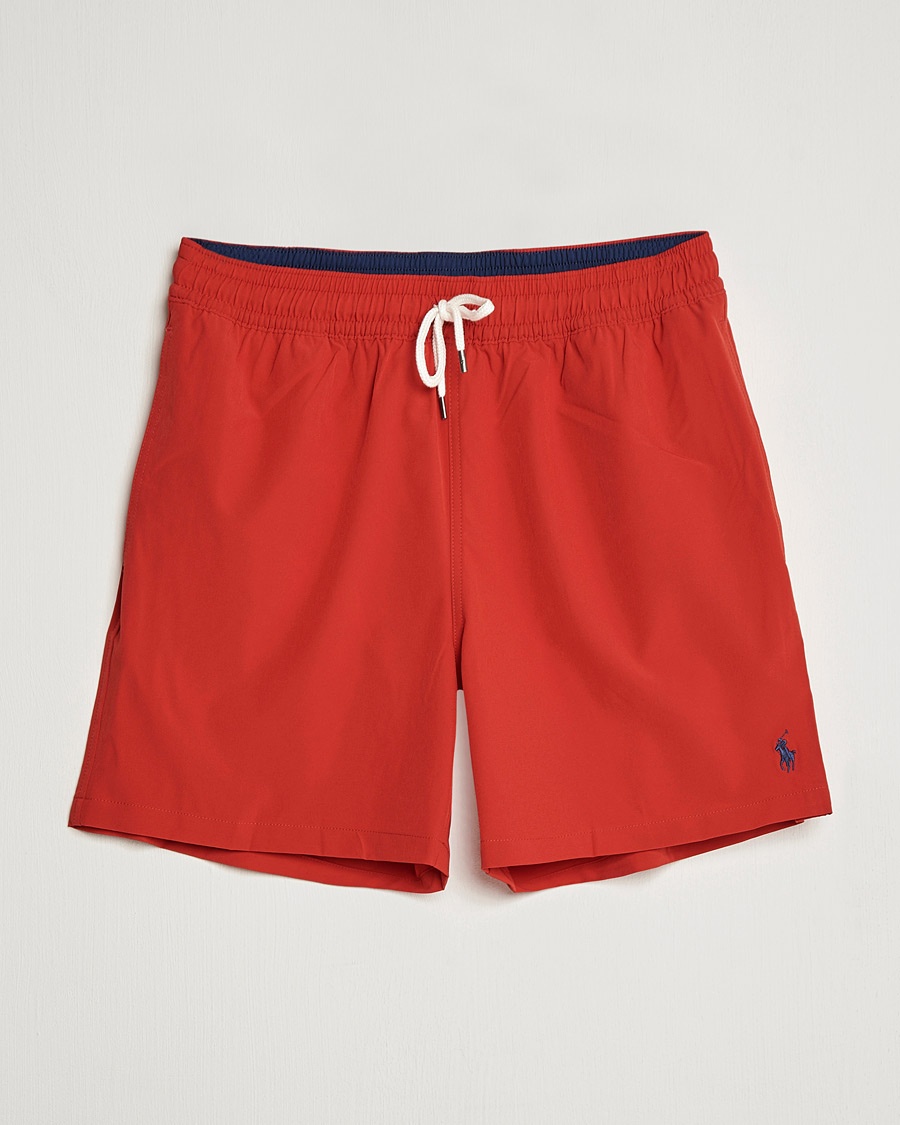 Polo Ralph Lauren Traveler Boxer Swim Shorts RL Red – Rot