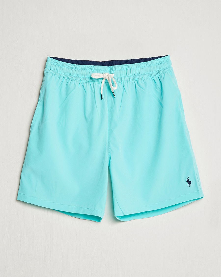 Polo Ralph Lauren Traveler Boxer Swim Shorts Hammond Blue – Blau