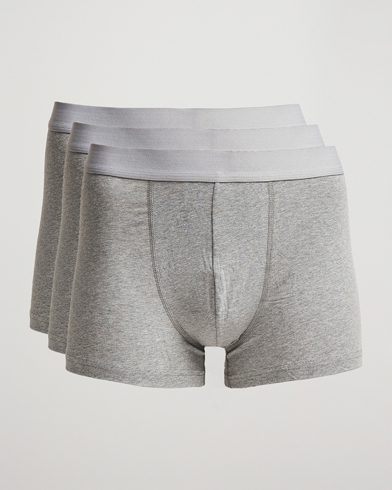 Herren | Underwear | Bread & Boxers | 3-Pack Boxer Brief Grey Melange