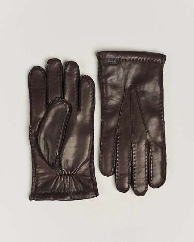 Herren | Wardrobe basics | Hestra | George Lambskin Hairsheep Glove Espresso