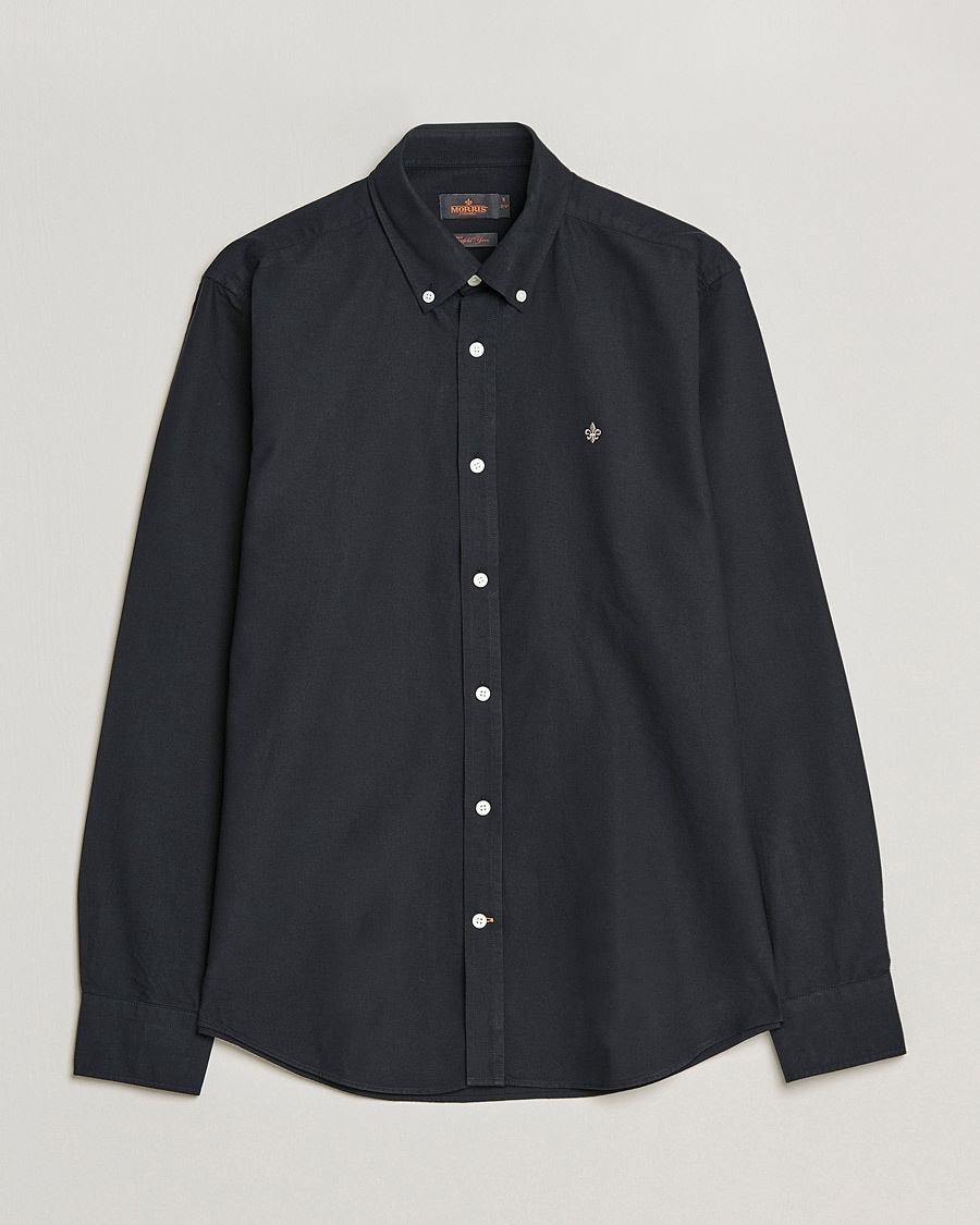 Morris Douglas Oxford Shirt Black – Schwarz