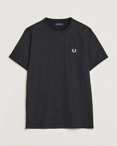 Herren | Fred Perry | Fred Perry | Ringer Crew Neck Tee Black