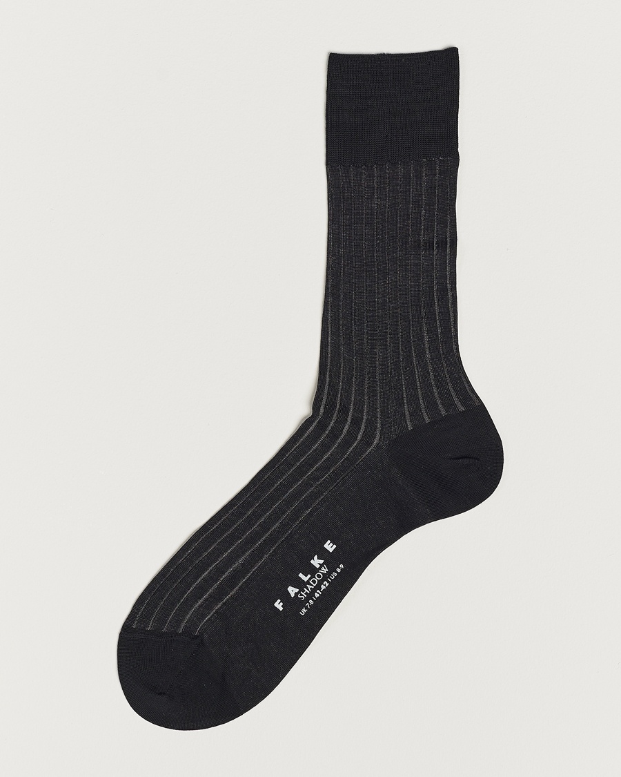 Herren | Falke | Falke | Shadow Stripe Sock Grey/White