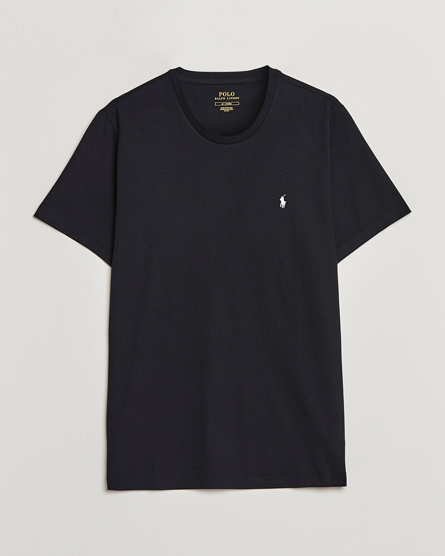 Herren | Schwartze t-shirts | Polo Ralph Lauren | Liquid Cotton Crew Neck T-Shirt Black