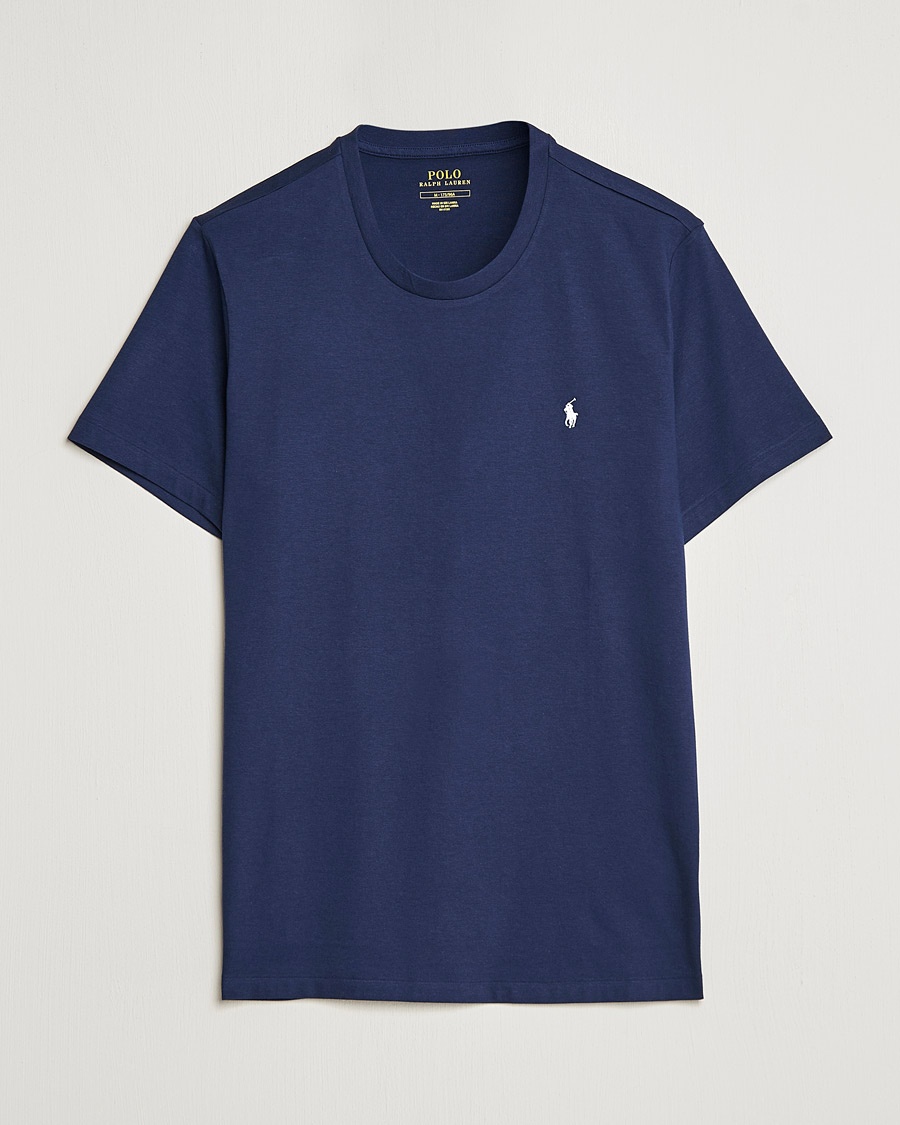 Polo Ralph Lauren Liquid Cotton Crew Neck T-Shirt Cruise Navy – Blau