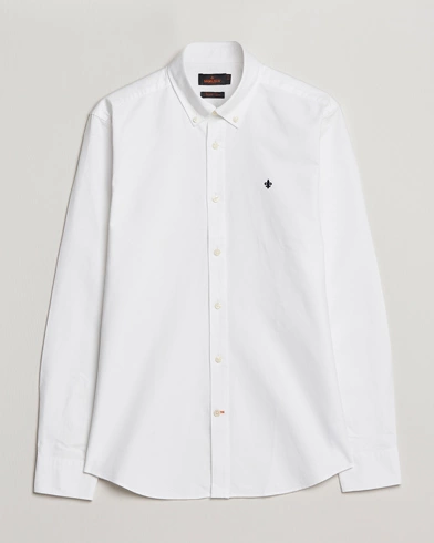 Herren | Oxfordhemden | Morris | Oxford Button Down Cotton Shirt White