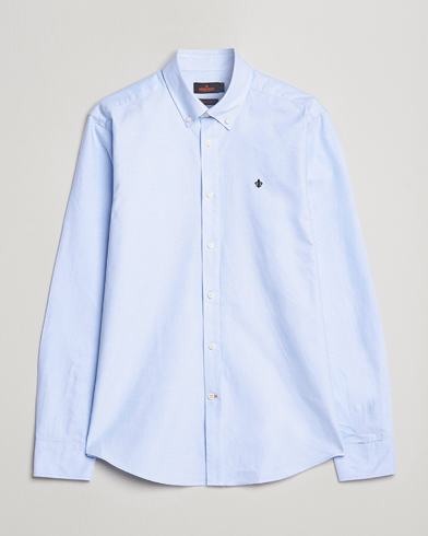 Herren | Oxfordhemden | Morris | Oxford Button Down Cotton Shirt Light Blue