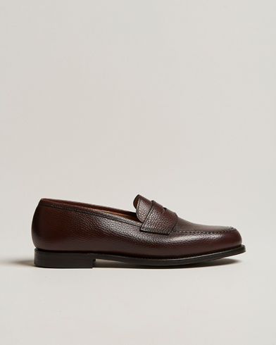 Herren | Handgefertigte Schuhe | Crockett & Jones | Boston City Sole Dark Brown Calf