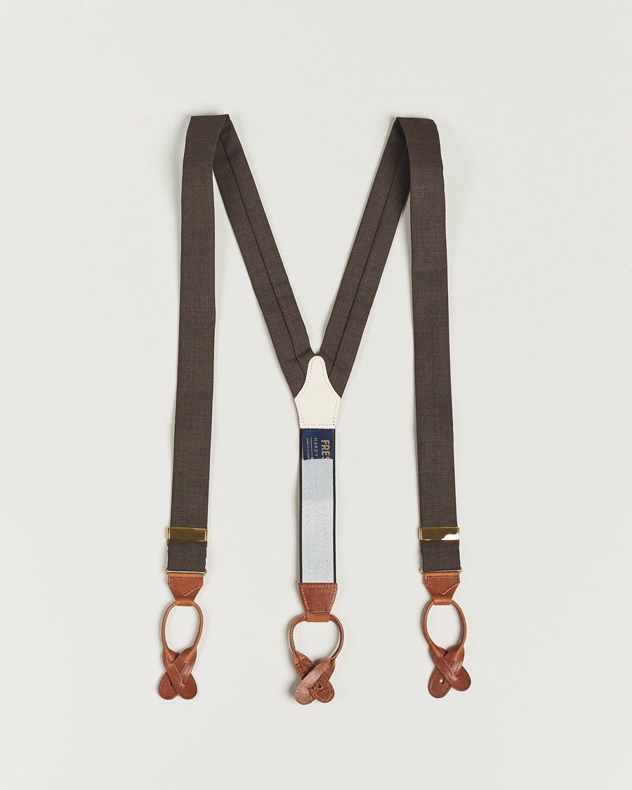 Herren | | Albert Thurston | Fresco Braces 38mm Brown