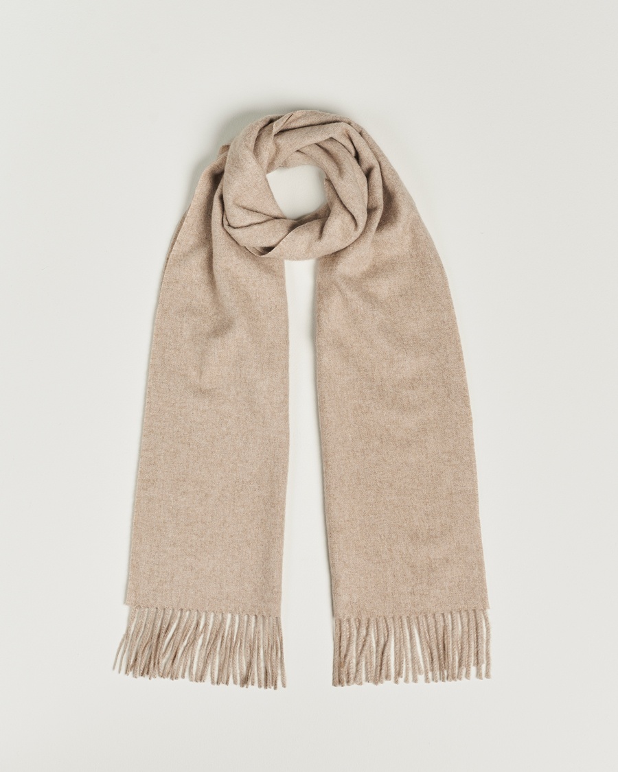 Herren | Christmas 2024 | Piacenza Cashmere | Cashmere Scarf Light Beige