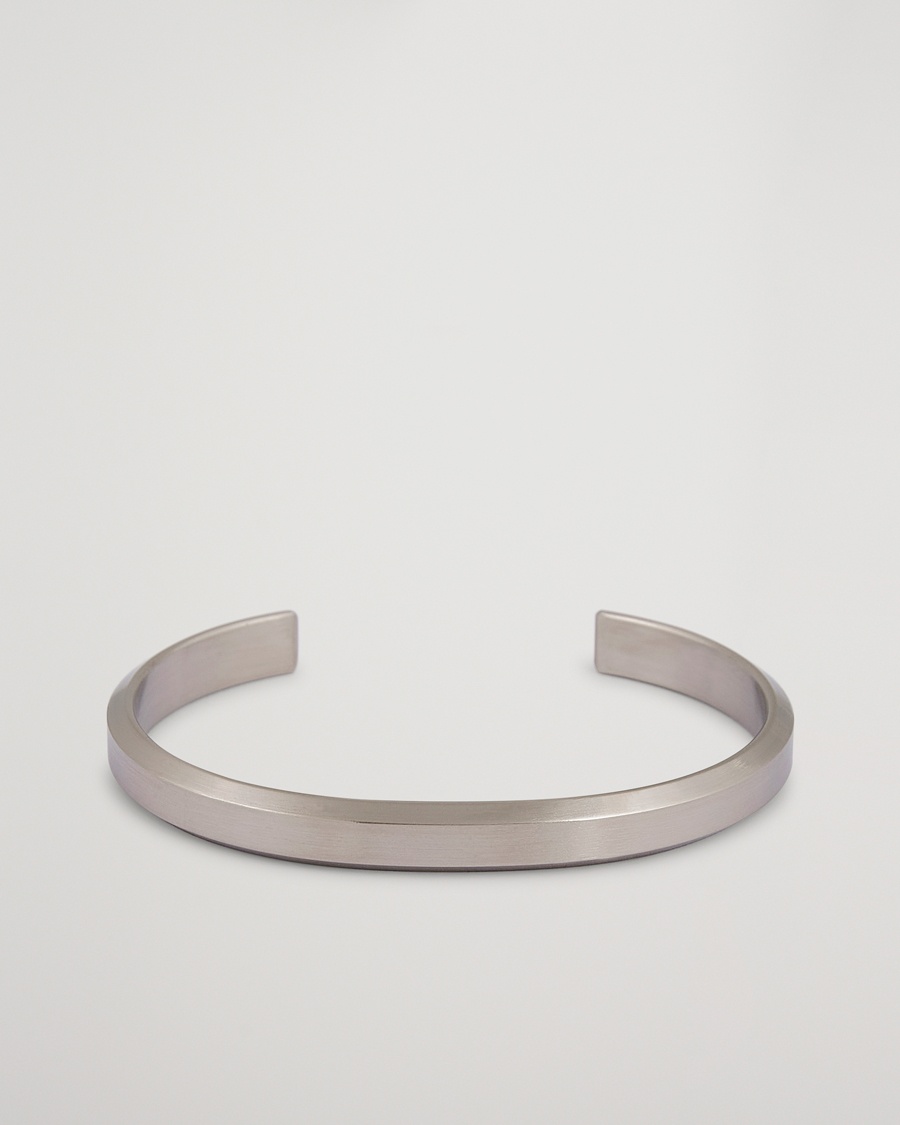 Skultuna Icon Cuff Matte Steel – Silber