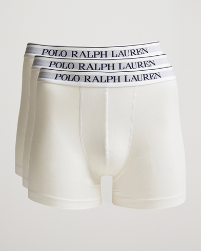 Herren | Unterhosen | Polo Ralph Lauren | 3-Pack Stretch Boxer Brief White