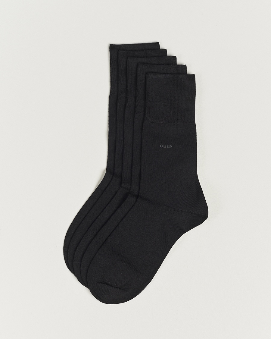 CDLP 5-Pack Bamboo Socks Black – Schwarz