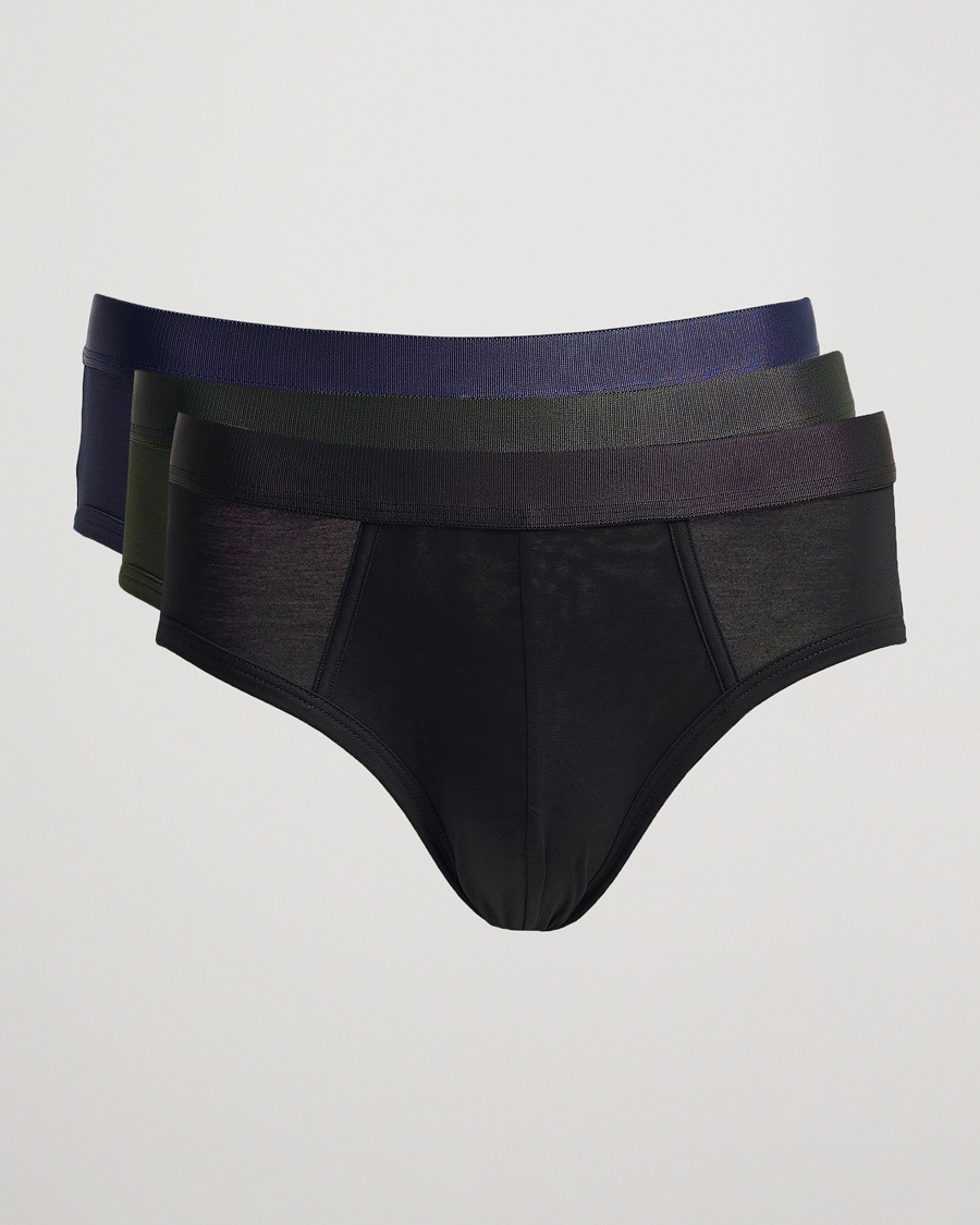 Herren | | CDLP | 3-Pack Y-Brief Black/Army Green/Navy