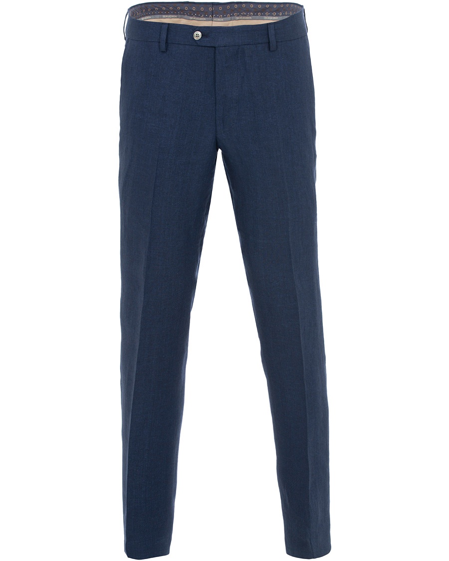  Diego Linen Trousers Blue