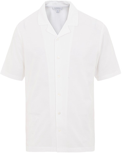  |  Short Sleeve Pique Shirt White