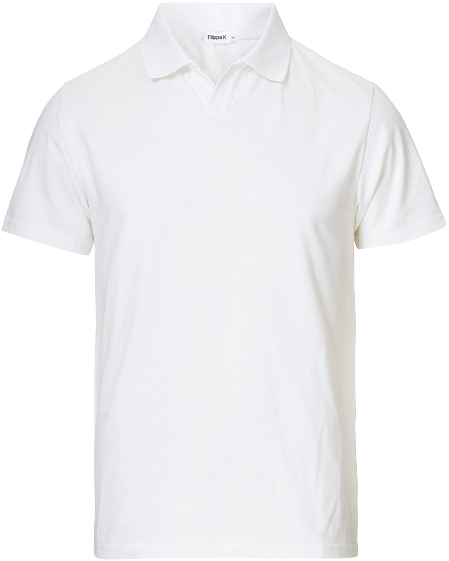  Soft Lycra Polo T-Shirt White