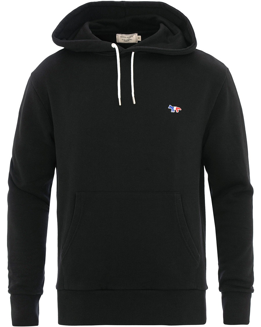  Hoodie Tricolor Fox Patch Black