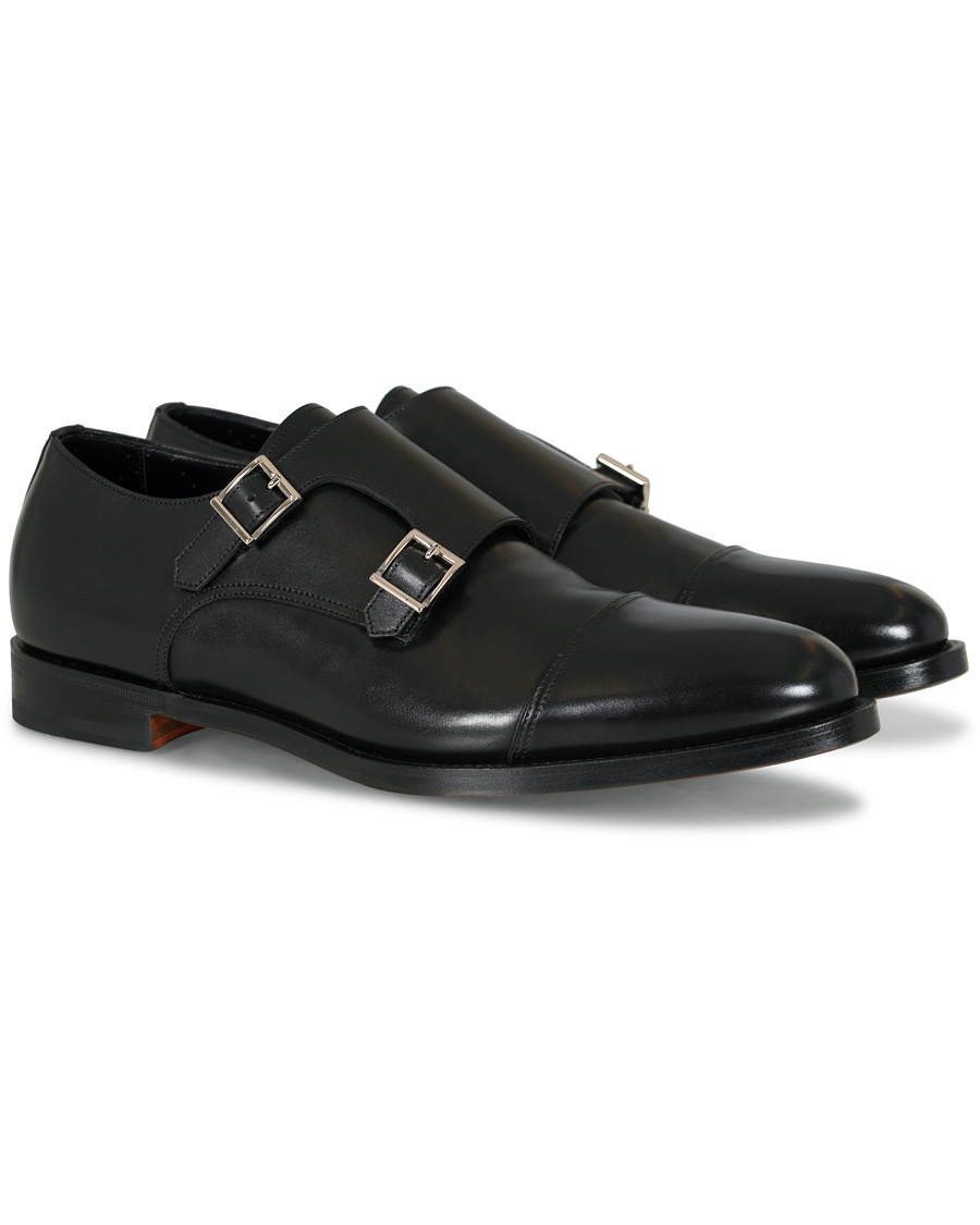  Wilson Double Monk Black Calf