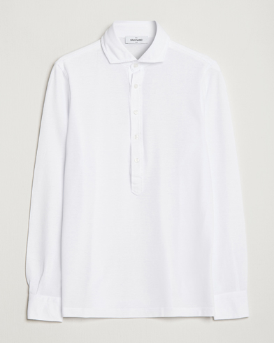 Herren | Freizeithemden | Gran Sasso | Popover Shirt White