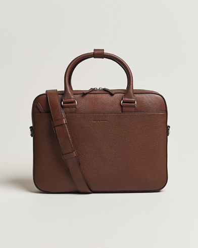Herren |  | Tiger of Sweden | Bosun Grained Leather Briefcase Brown