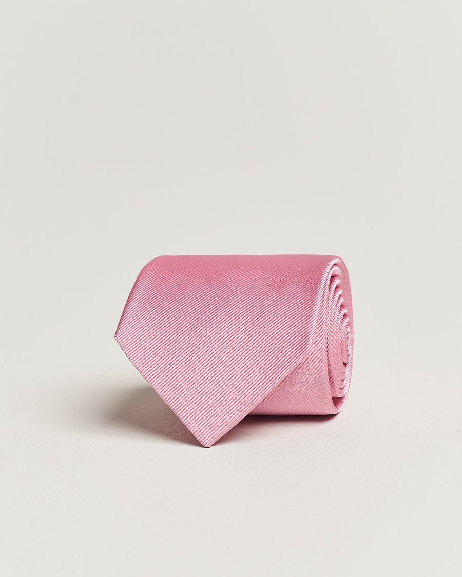Amanda Christensen Plain Classic Tie 8 cm Pink – Rosa