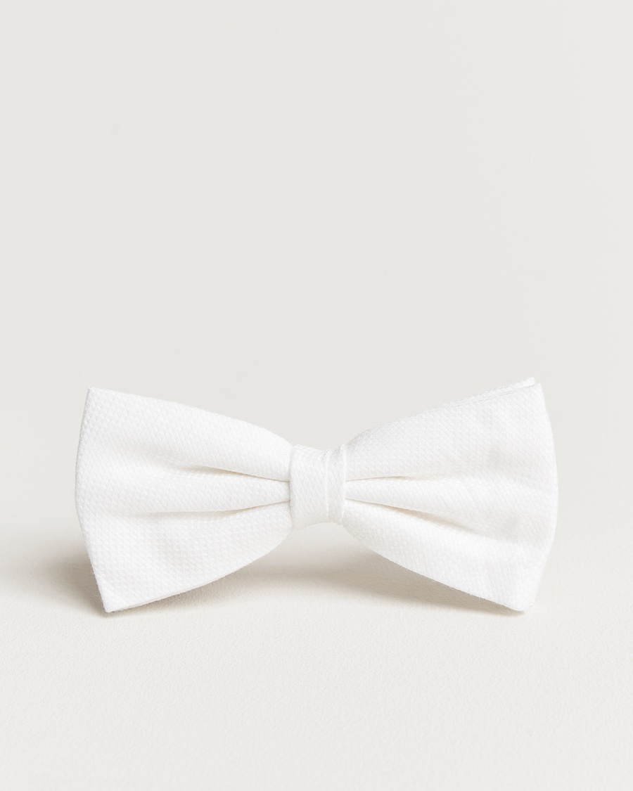 Amanda Christensen Cotton Pique Pre Tie White – Weiß