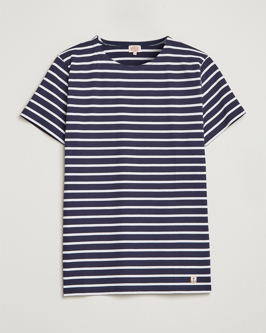  Hoëdic Boatneck Héritage Stripe T-shirt Navy/White