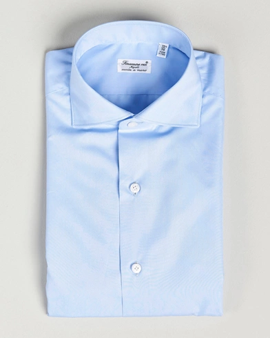 Herren | Finamore Napoli | Finamore Napoli | Milano Slim Fit Classic Shirt Light Blue