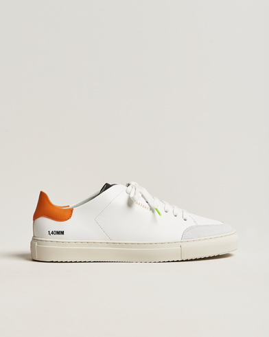 Herren |  | Axel Arigato | Clean 90 Triple Sneaker White/Orange Leather