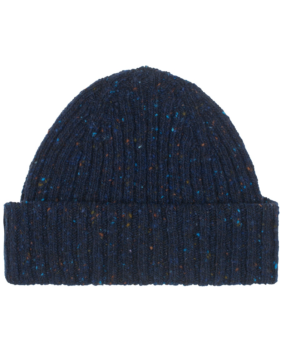  Merino Wool Donegal Hat Navy