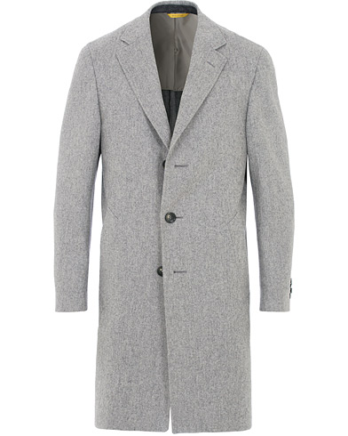  Kei Double Faced Wool Coat Grey Melange