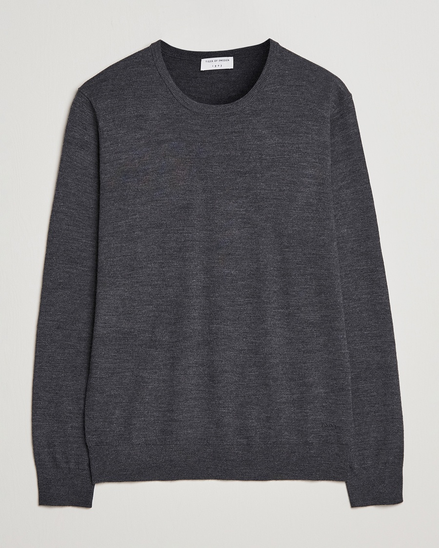 Herren | | Tiger of Sweden | Nichols Crew Neck Pullover Grey