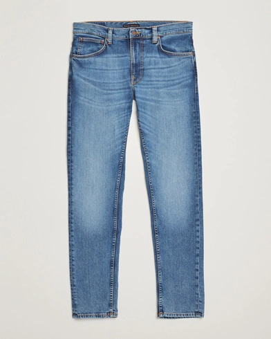 Herren | Blaue jeans | Nudie Jeans | Lean Dean Organic Jeans Lost Orange