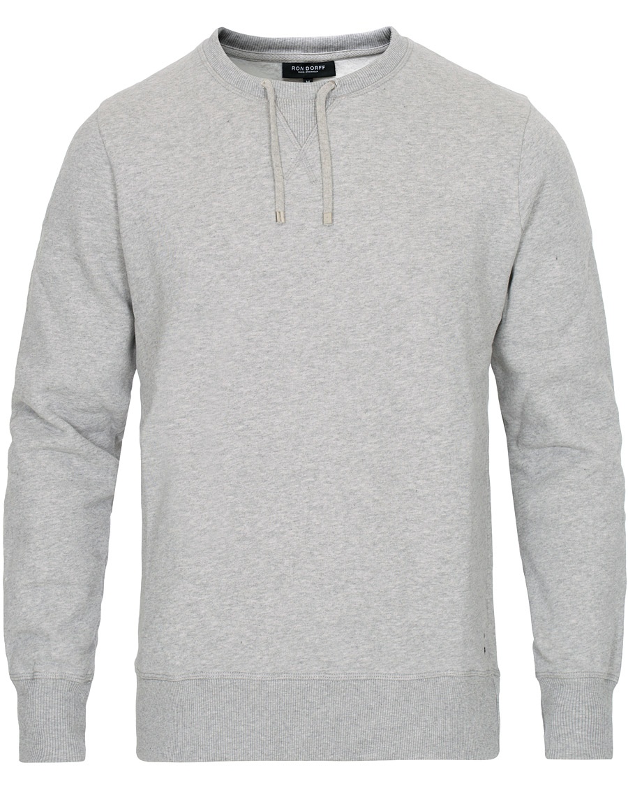  Drawstring Sweatshirt Grey Melange