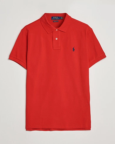 Herren | Preppy Authentic | Polo Ralph Lauren | Custom Slim Fit Polo Red