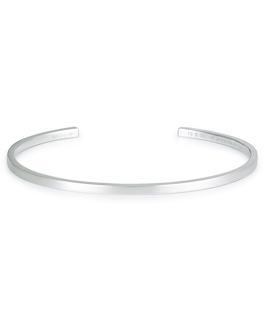  Ribbon Bracelet Brushed Sterling Silver 7g 
