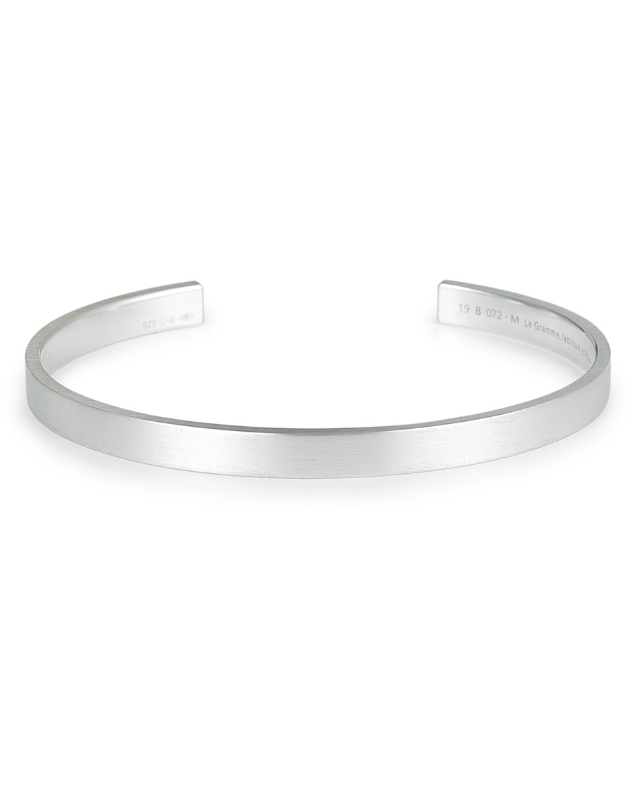  Ribbon Bracelet Brushed Sterling Silver 15g 
