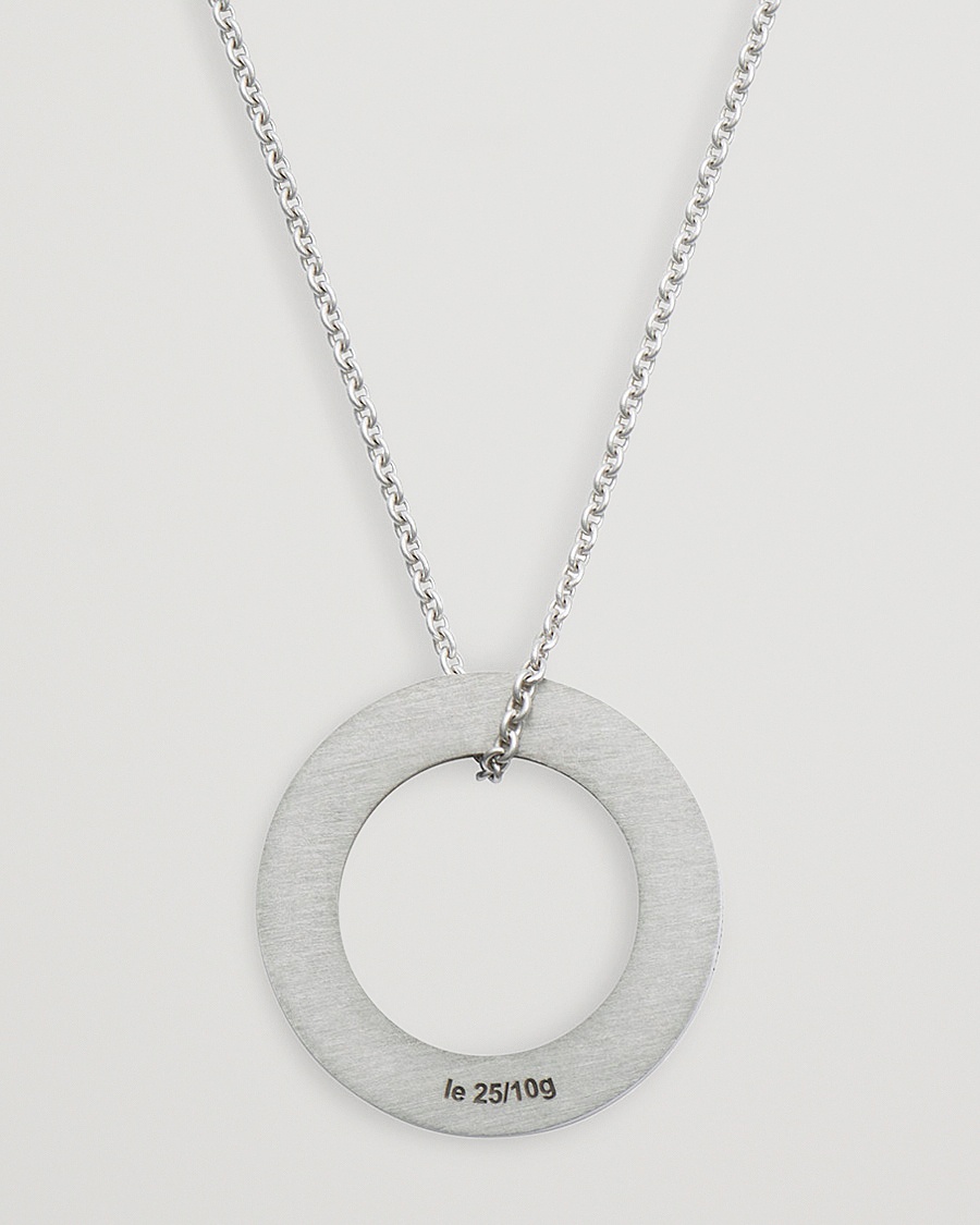 Herren | Luxury Classics | LE GRAMME | Circle Necklace Le 2.5 Sterling Silver