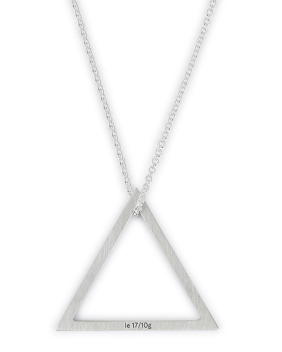  Triangle Necklace 1.7 Sterling Silver