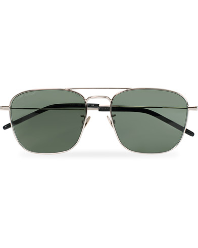 Herren |  | Saint Laurent | SL 309 Sunglasses Silver/Green
