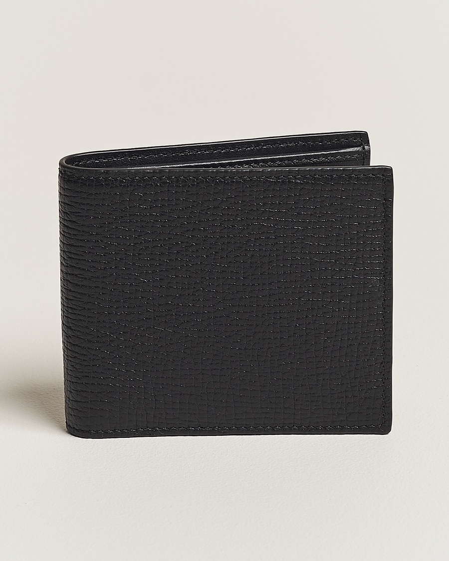 Smythson Ludlow 6 Card Wallet Black – Schwarz