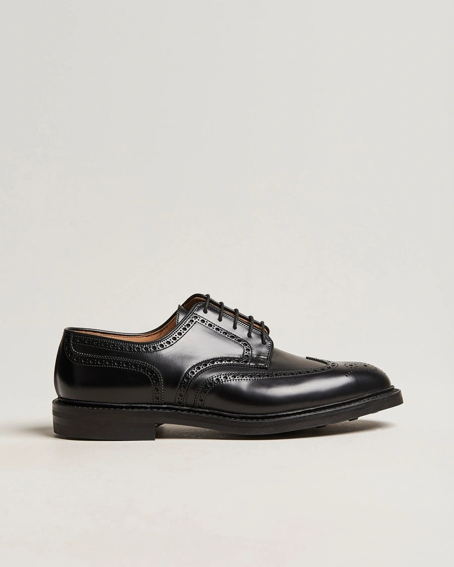 Crockett & Jones Pembroke Derbys Black Calf – Schwarz